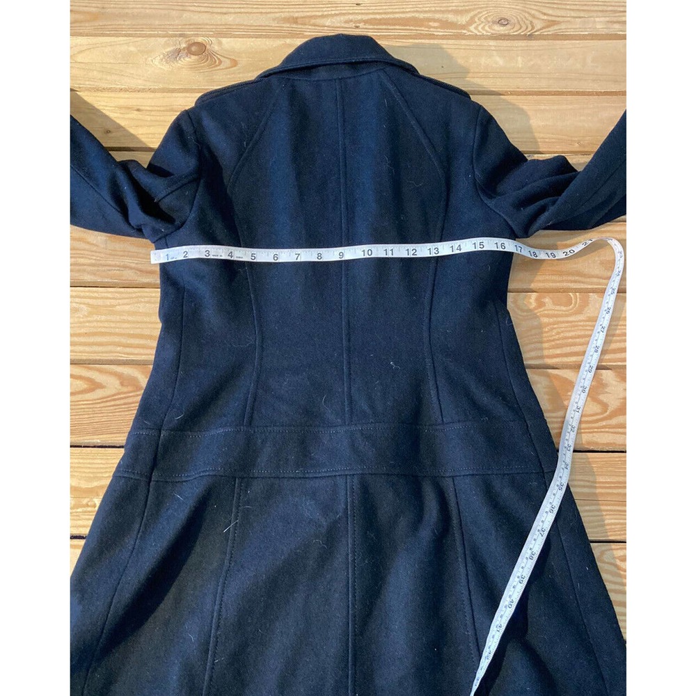Guess Wool Button Front Peacoat Size Small Women’… - image 8